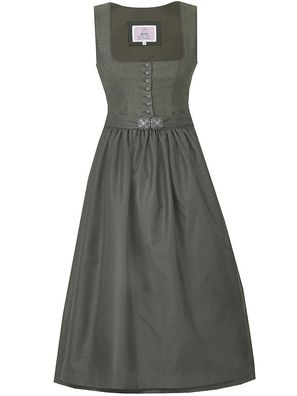 Dirndl Medlingen 75cm Länge oliv - Größe: 32