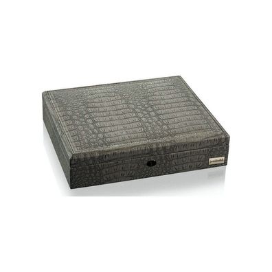 Juwelendieb - 70003/29 - Aufbewahrungsbox für Schmuck und Uhren - Louis - grau