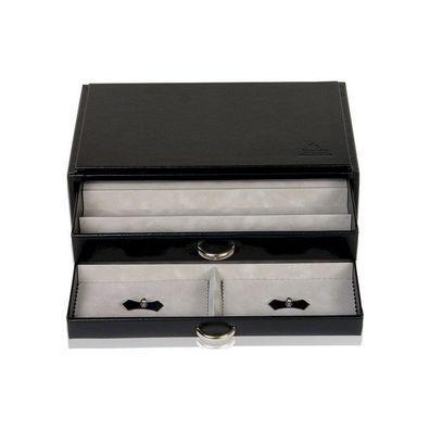 Sacher - Schmuckkästchen Vario Perlenketten- & Ringbox - Schwarz - 70028/26