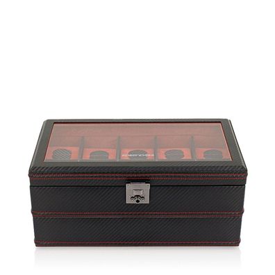 Friedrich23 - 70021-595.146 - Uhrenbox fuer 10 Uhren - Carbon