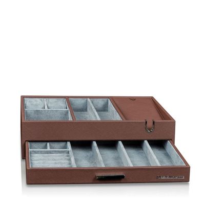 Designhütte - 70005-215.141 - Uhrenbox fuer 2 Uhren - Brandon