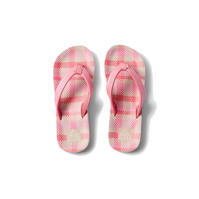REEF Kids Flip Flop Ahi pink plaid - Größe: 1 (32)