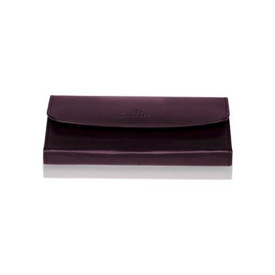 Windrose - Schmucktasche Merino Moda - Aubergine M - 70040/247