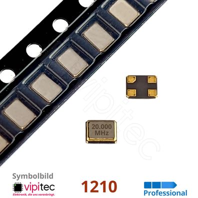 20 MHz Schwingquarz 1210 3225 SMD Uhr Mini Quarz Resonator Taktgeber Kristall