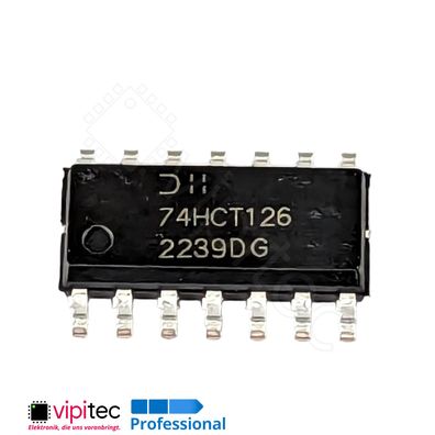 74HCT126 Puffer, Leitungstreiber, 4-fach, Tri-State | SMD SO-14 5V TTL 125°C