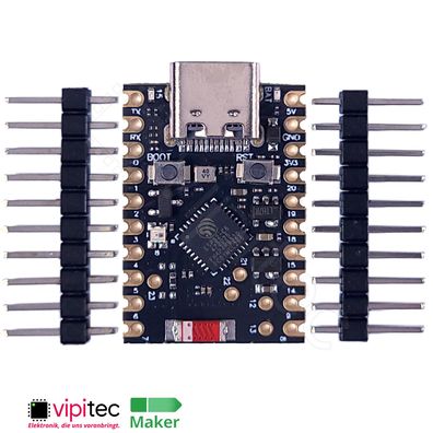 ESP32-C6 Super Mini USB-C Board WiFi 6 Bluetooth LE 5.3 4MB Flash 160MHz