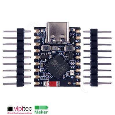 ESP32-S3 Super Mini USB-C Board 240 MHz Dual Core WiFi Bluetooth 5.0 LE 4MB