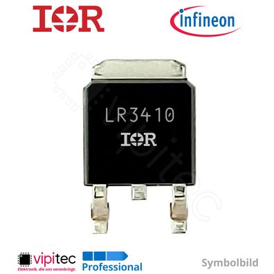 IRLR3410 N-Kanal MOSFET 100V 17A 79W 53ns SMD DPAK TO-252AA 3410 IRLR3410PBF