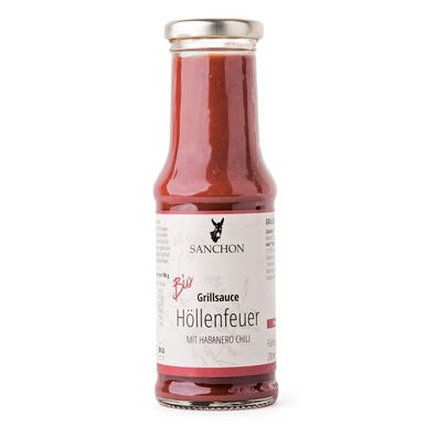 6x Sanchon Grillsauce Höllenfeuer, Sanchon 210ml