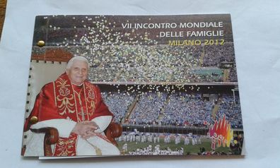 2 euro 2012 Vatikan Weltfamilientreffen Madrid im Numisbrief leer ohne Münze
