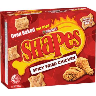 Arnott's Shapes Spicy Fried Chicken Cracker [MHD: 13.08.2026] 165 g