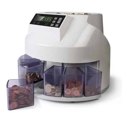 Safescan 1250 EUR Ménzzähler Geldzählmaschine Sortierer 220 Ménzen pro Minute