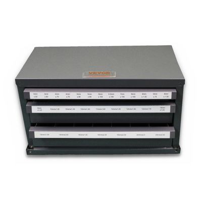 VEVOR Schneidbohrer-Organizer 29 Fächer 3-24mm Stahl Schrank Defekt