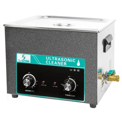 SupRUCCI 15L Ultraschallreiniger 40kHz 360W mit Heizung Timer Edelstahl