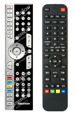 Ersatz Fernbedienung Medion Sat Receiver MD20148 | MD26001 | MD26004