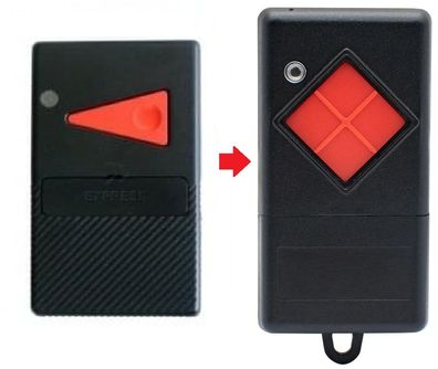 Ersatz Handsender für Deltron S405 27 / S435 / S435B - 27,015 MHz