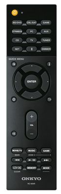 Originale Fernbedienung für Onkyo TX-RZ720 | TX-RZ810 | TX-RZ820