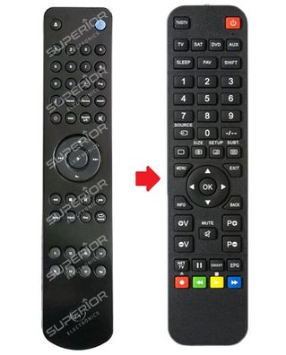 Ersatz Fernbedienung für Cambridge Audio AZUR 851A
