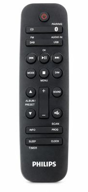 Originale Philips RC3800 Fernbedienung für TAM4505/12 | BTB1370/12 | BTB2370/12