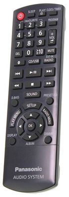 Originale Panasonic Audio Fernbedienung SC-HC1000 | SC-HC1020 | SC-HC1040