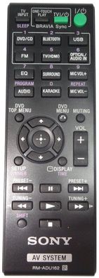 Originale Fernbedienung Sony RM-ADU162 | DAV-DZ350 | DAV-DZ650 | DAV-DZ950