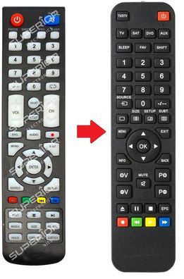 Ersatz Fernbedienung für ProLine L1950HD