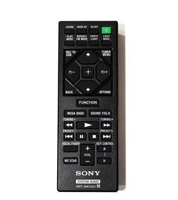 Sony RMT-AM211U / RMT-AMT330U / RMT-AM420U / RMT-AM421U / RMT-AM502U Fernbedienung