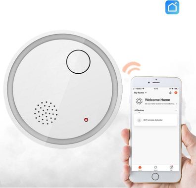 BELIFE TUYA Smart WLAN-Rauchmelder mit App-Benachrichtigung