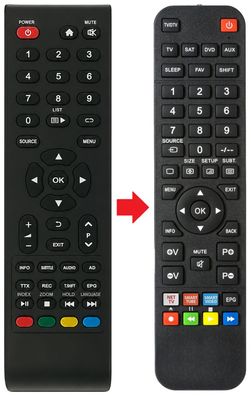 Ersatz Fernbedienung für MAX 42MT3005