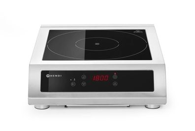 HENDI Induktionskocher 3500 D XL 3500W 60-240Â°C Edelstahl Hartglas 230V