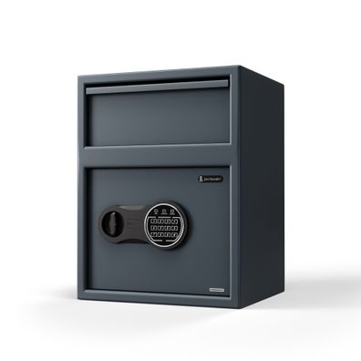 Schließfach mit Einwurfschlitz elektronischem Zahlencode für Bargeld 34,5×45,5×30 cm