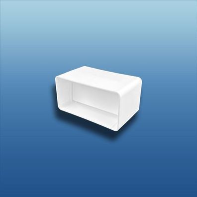 Flachkanalverbinder mit Rückstauklappe