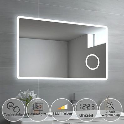 EMKE LED Badspiegel Beleuchtung Schminkspiegel Badezimmerspiegel Wandspiegel Spiegel