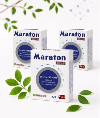 Maraton Forte , 60 Kapseln (3 X 20 Kapseln), Energie & Vitalität