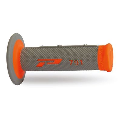 Progrip 791 Double Density Grips - Fluo Orange / Grey