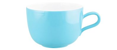 Seltmann Weiden Milchkaffeeobertasse 0,38 l Liberty Pure Colors lagoon blue 001.77