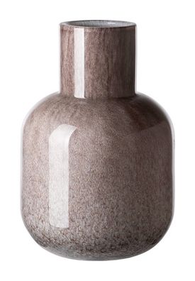 Fink NANNA, Glasvase, Glas, glatt, sand, L. 19 cm, B. 19 cm, H. 28 cm, D. 19 cm