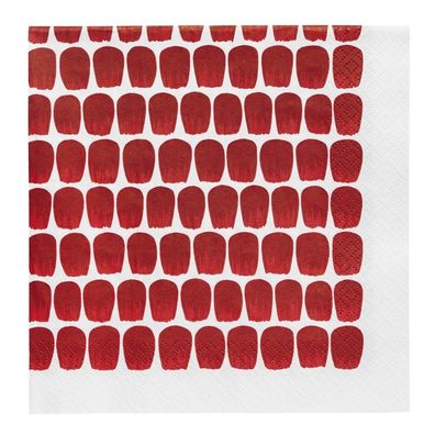 Arabia Tuokio paper napkin 33x33cm 20 pc's red 1055349