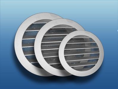 Aluminium Wetterschutzgitter mit Flansch