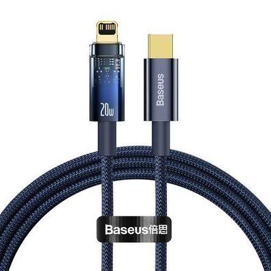 Baseus Lightning auf USB-C Ladekabel, 20W Leistung, 480Mb/s Datenübertragung, 1