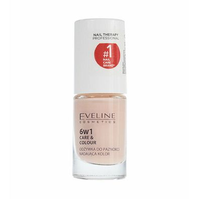 Cosmetics Nail Therapy 6in1 Pflege & Farbe Pflegender Nagel Conditioner Rose 5ml