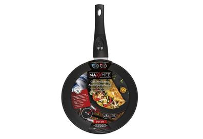 Maxxmee 24cm Aluminium-Pfanne Für alle Herdarten geeignet schwarz