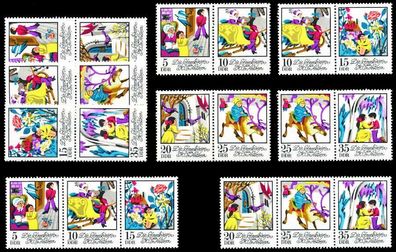 DDR Zusammendruck Nr SZd122-SZd124-WZd281-WZd28 X5A866A