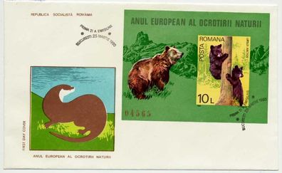 Rumänien Block 168 BRIEF FDC X76D876