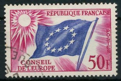 Frankreich Dienstmarken Europarat Nr 6 gestempelt X05B22A