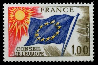 Frankreich Dienstmarken Europarat Nr 19 postfrisch SADFCC6