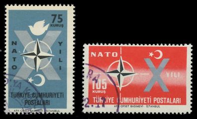 TÜRKEI 1962 Nr 1830-1831 gestempelt X063C36