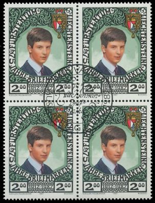 Liechtenstein 1987 Nr 921 zentrisch gestempelt Viererblock X2EE302