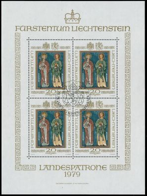 Liechtenstein BLOCK Kleinbogen Nr 734 ESST KLEI X2EE496
