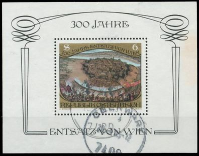 Österreich BLOCK Kleinbogen Block 6 gestempelt X2EE5B2
